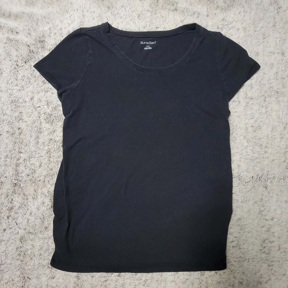 BumpStart Maternity T-Shirt - Black - Large